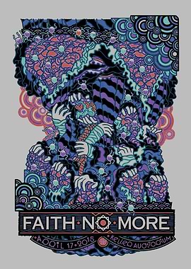 Faith No More concert poster