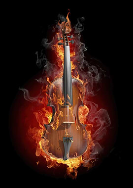 Violin on Fire