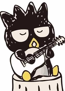 Badtz-Maru playing guitar