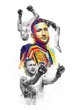 UFC Fighter Justin Gaethje Pop Art