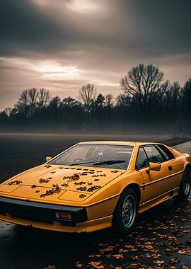 Yellow Lotus Esprit in Autumn