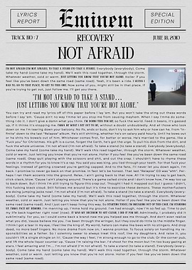 Eminem Not Afraid Lyrics Report