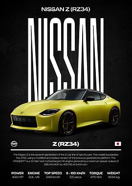 Nissan Z RZ34 Sports Car