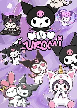 Kuromi and Friends Cute Collage