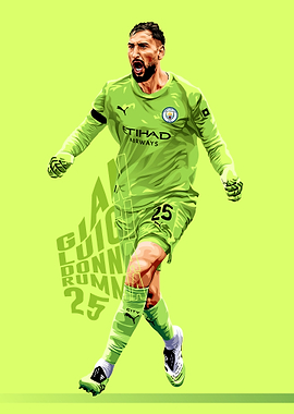 Gianluigi Donnarumma Football Art