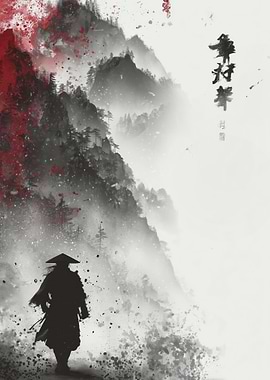 Samurai in Misty Mountains