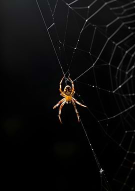 Spider on a Web