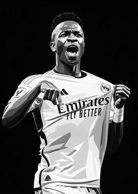 Vinicius Jr. celebrating a goal