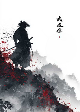 Samurai in Misty Mountains