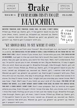 Drake Madonna