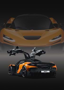 McLaren W1 back view