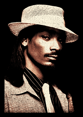 Snoop Dogg in a Hat and Suit