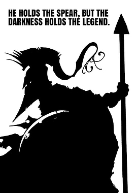 Spartan Warrior with Spear and Shield