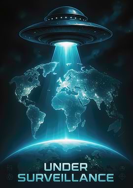 UFO Under Surveillance of Earth