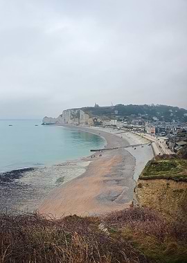 Coastal Town and Beach