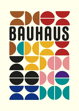 Bauhaus with Geometric Shapes