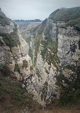 Dramatic Coastal Gorge