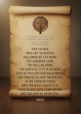 The Lord's Prayer Scroll