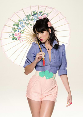 Katy Perry with Parasol