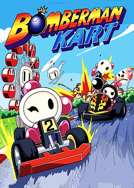 Bomberman Kart Racing Action