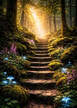Enchanted Forest Stairway