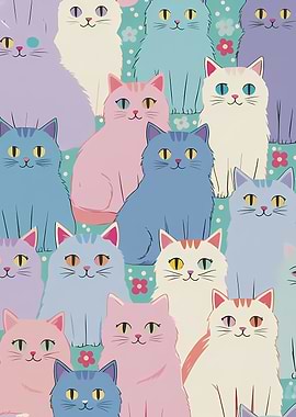 Cute Cat Pattern