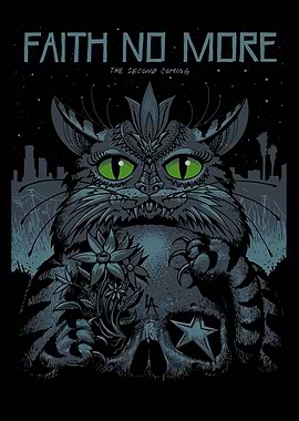 Faith No More Cat Skull Art