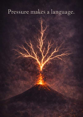 Volcano Lightning To Sky