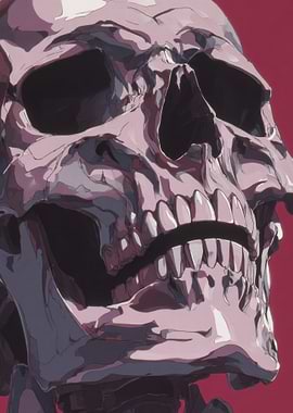 Stylized Skull Illustration