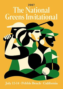 The National Greens Invitational Golf Poster