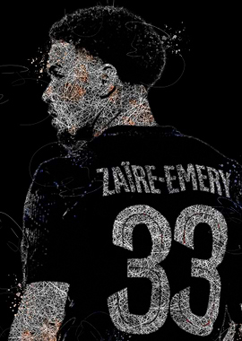 Zaire-Emery 33 Jersey Art