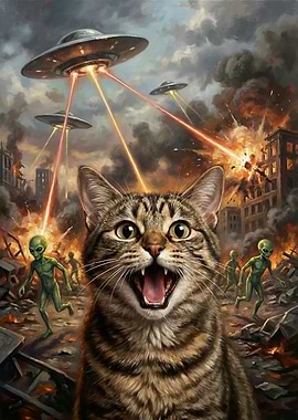 Cat vs. Aliens Invasion