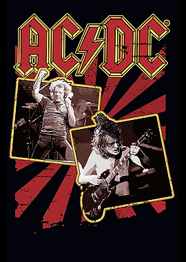 AC/DC Band Members on Stage