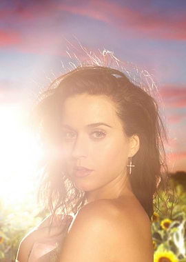 Katy Perry in a Sunflower Field