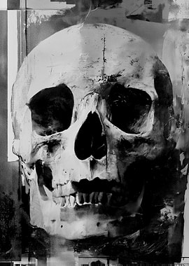 Monochromatic Skull