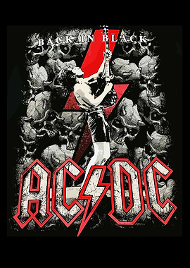AC/DC Back in Black Album Art