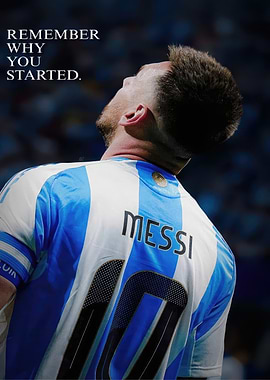 Lionel Messi Inspirational Quote