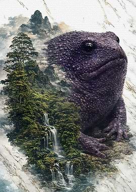 Purple Frog Froglight Spirit