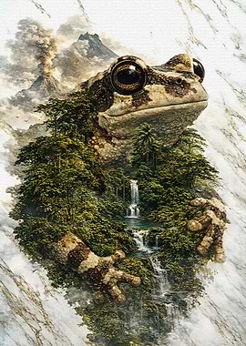 Surreal Frog of the Mire