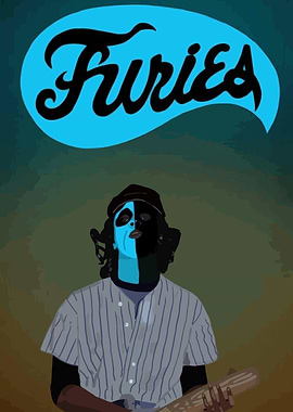 Furies Baseball Player with Mask