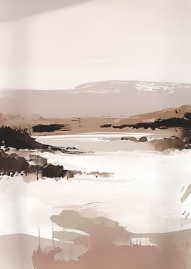 Abstract Landscape Painting