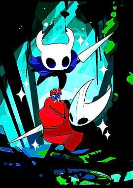 Hollow Knight Characters in Forest