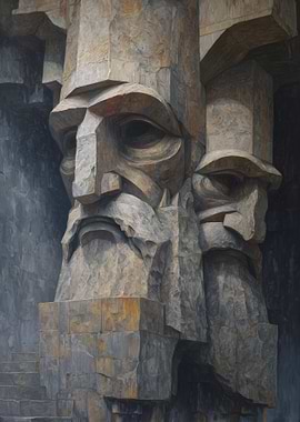 Stone Giant Faces