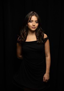 isabela merce in Black Dress