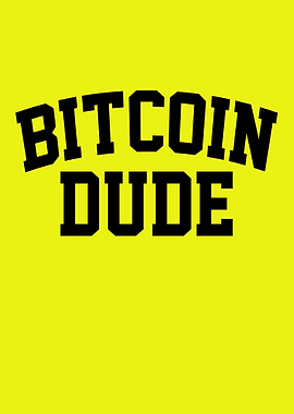 Bitcoin Dude Text Art