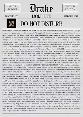 Drake DO NOT DISTURB