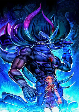 Giant Monster and Boy