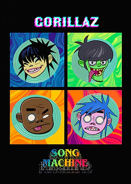 Gorillaz Song Machine Characters