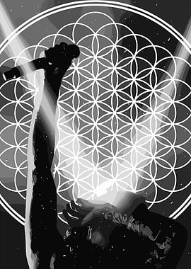 Singer with Flower of Life
