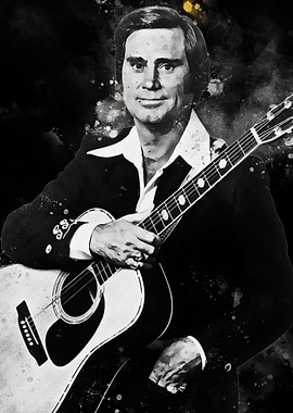 George Jones with Guitar